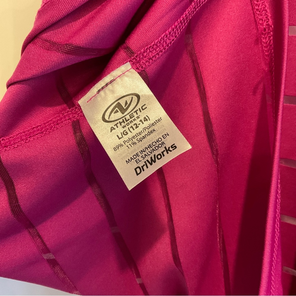 Athletic Works Magenta Racerback Tank (L) - Picture 8 of 9